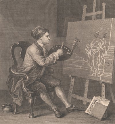 Hogarth画漫画缪斯 作者 William Hogarth